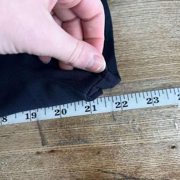 Merona Floral Print Shift Dress Size Navy Blue Casual Large Career - Picture 5 of 6